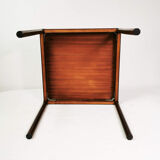 Table basse carrée en palissandre, Danemark, années 1960