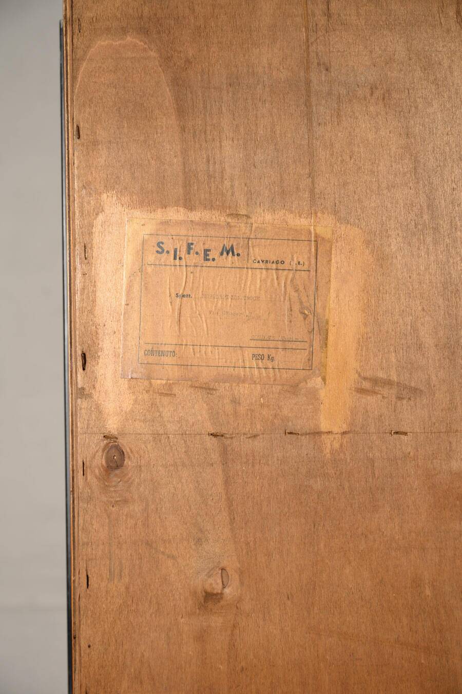 Italian teak bookcase