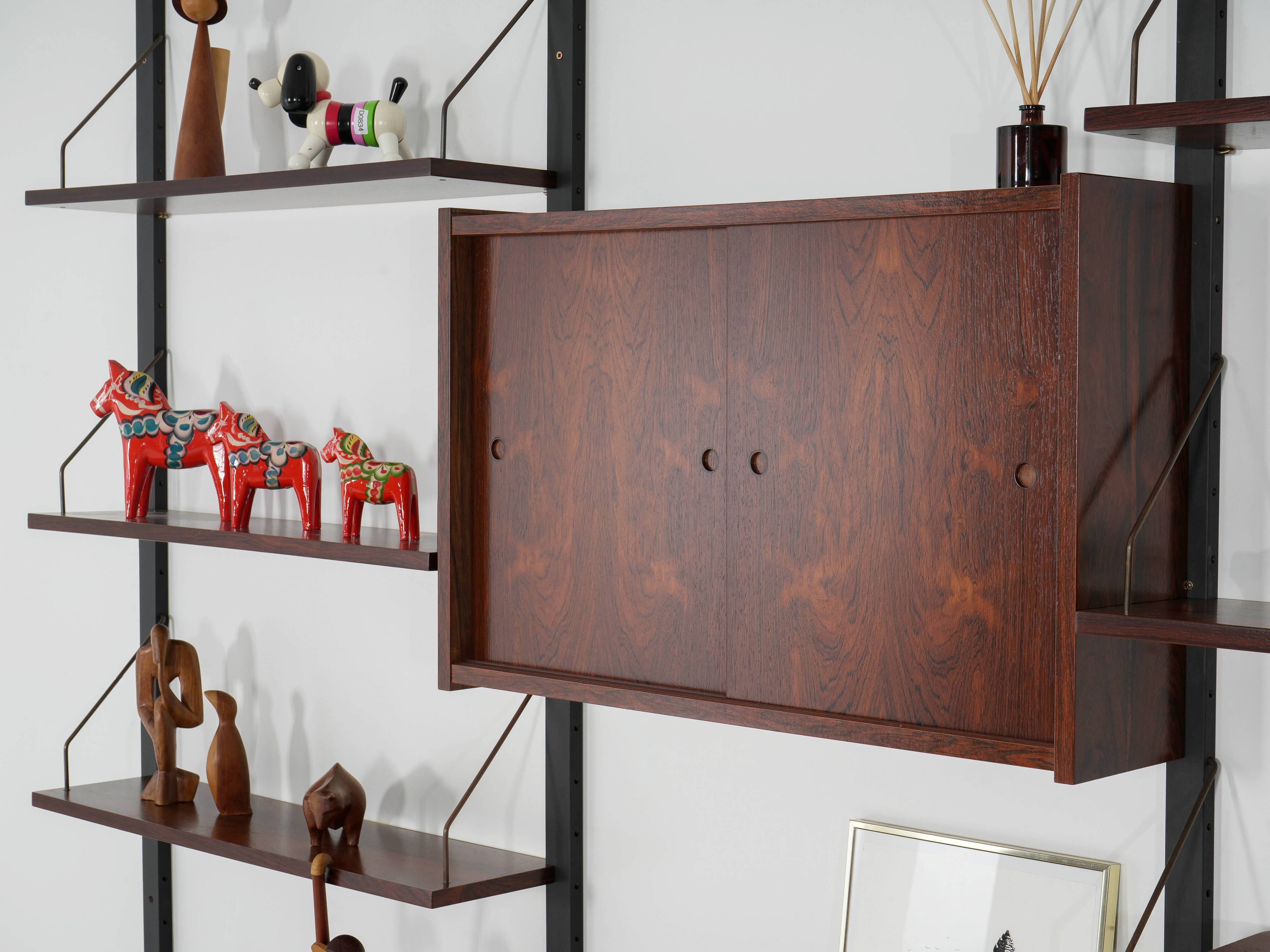 PS System Modular Shelving, Rosewood Veneer, Danish, 1960s