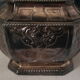 Silver metal candy sugar bowl lutetia france old