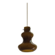 Brown suspension by Massimo Vignelli for Gino Vistosi, Murano.