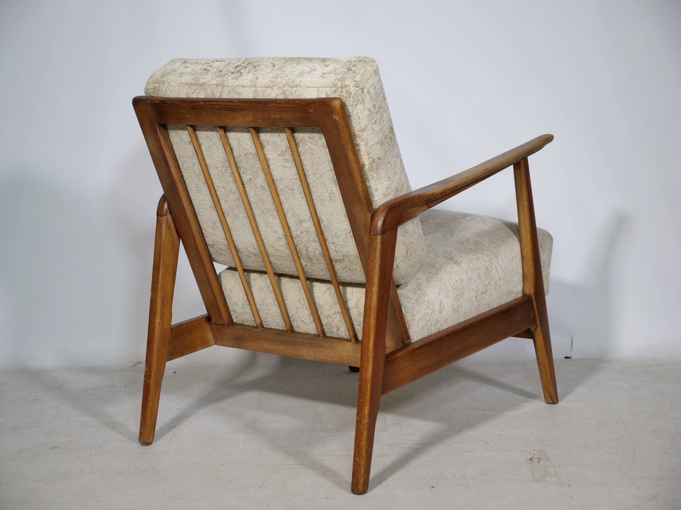 Chaises de salon en teck scandinaves des années 60, ensemble de 3.