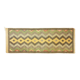 Anatolian handmade kilim rug 285 cm x 102 cm