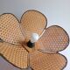 Lustre pétales bambou cannage vintage