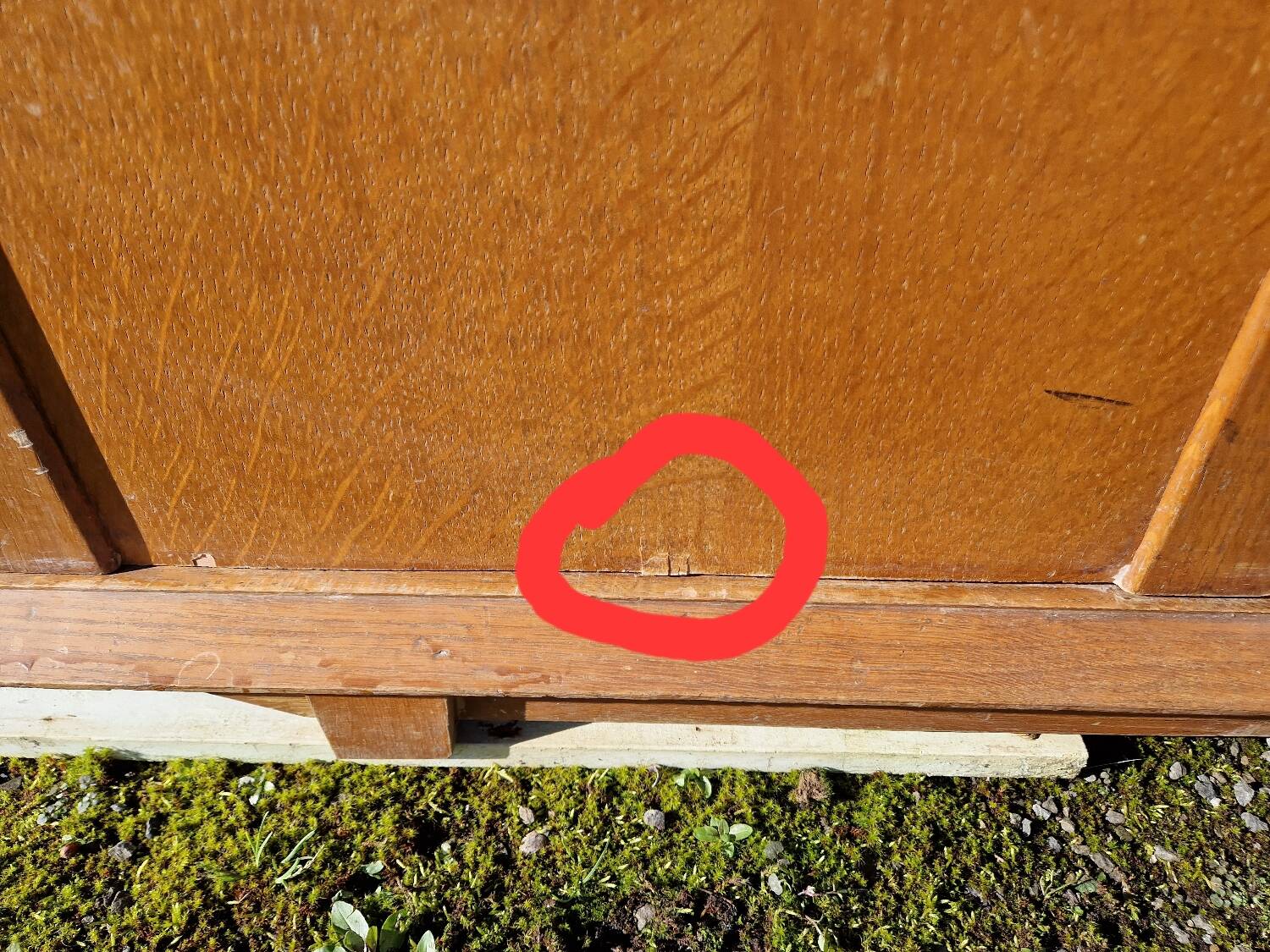 2-door glazed mirror cabinet