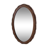 Rattan mirror 40x27cm