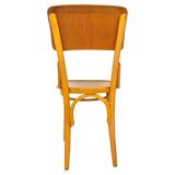 Mid Century Modern Dining Room Zebra Wood Chairs, set of six, Italy 1950s
