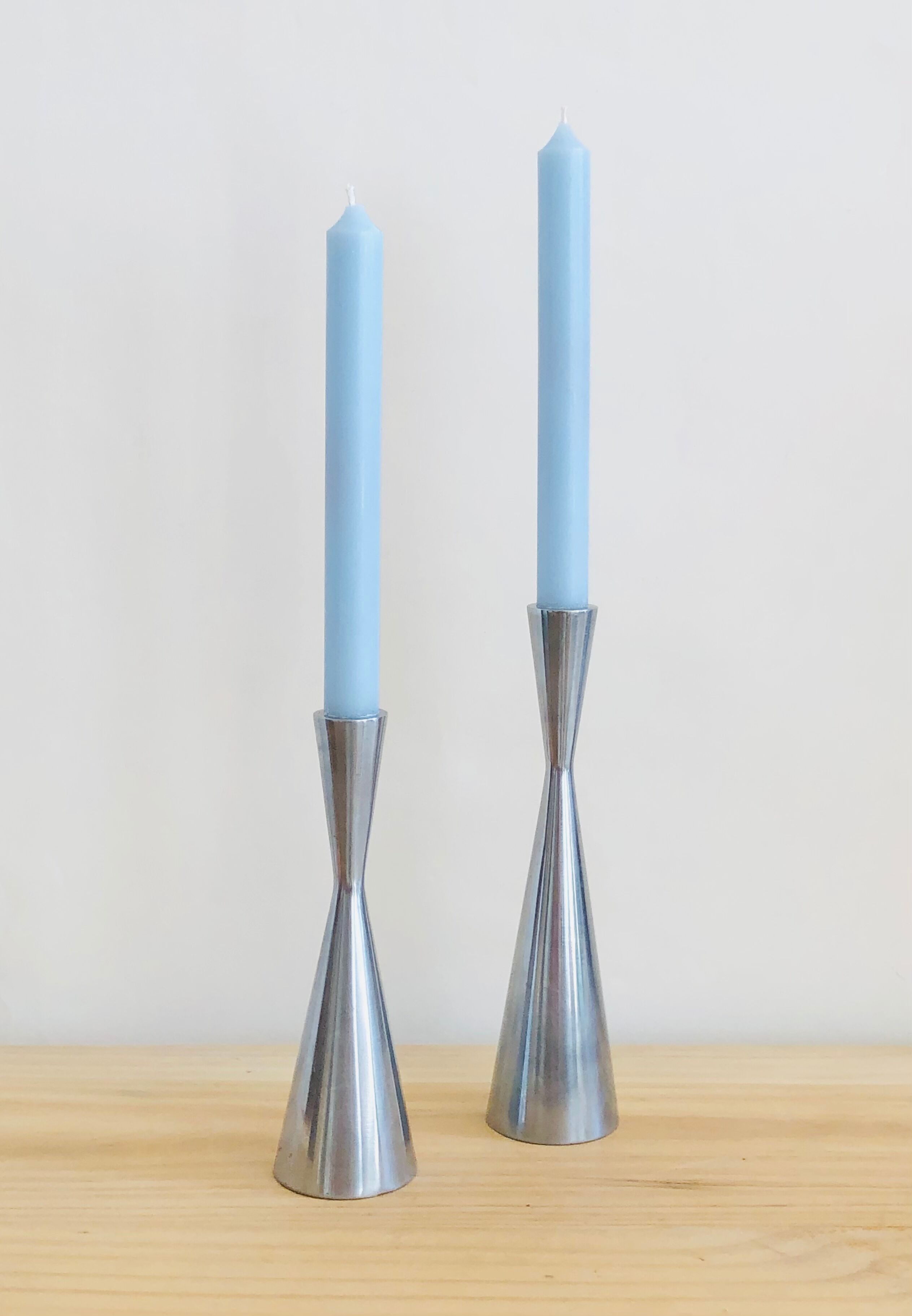 Duo of Diabolo candle holders by Erika Pekkari for Ikea 1990