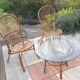 Rattan garden furniture / vintage 60s-70s