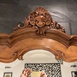 Old walnut frame mirror, 130x80 cm