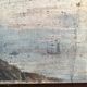 Oil on "marine" canvas, early 20th century