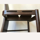 Steam bent Arts and Crafts oak organic shaped revival chair, 1960s - 1970s