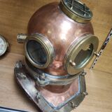 Ancien casque de scaphandrier russe