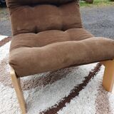 Vintage velvet heater brown year 1970