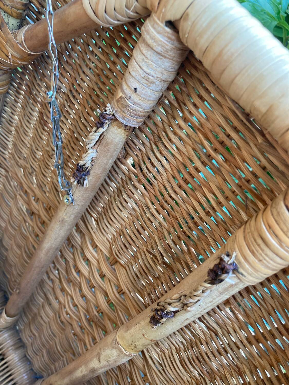 Vintage wicker chest