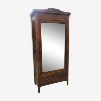 Art Deco cabinet with bevelled mirror 1930/1940