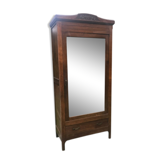 Art Deco cabinet with bevelled mirror 1930/1940