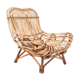 Armchair made of cane and rattan