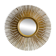 Large sunburst mirror with beveled glass and gilded wood from around 2010.