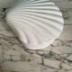 Heinrich white porcelain shell box