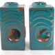 Pair of vintage Veb Haldensleben vases 1960