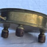 Vintage openwork copper trivet