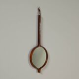 Rosewood hand mirror by Hans-Agne Jakobsson made in Markaryd, 1950s Sweden.