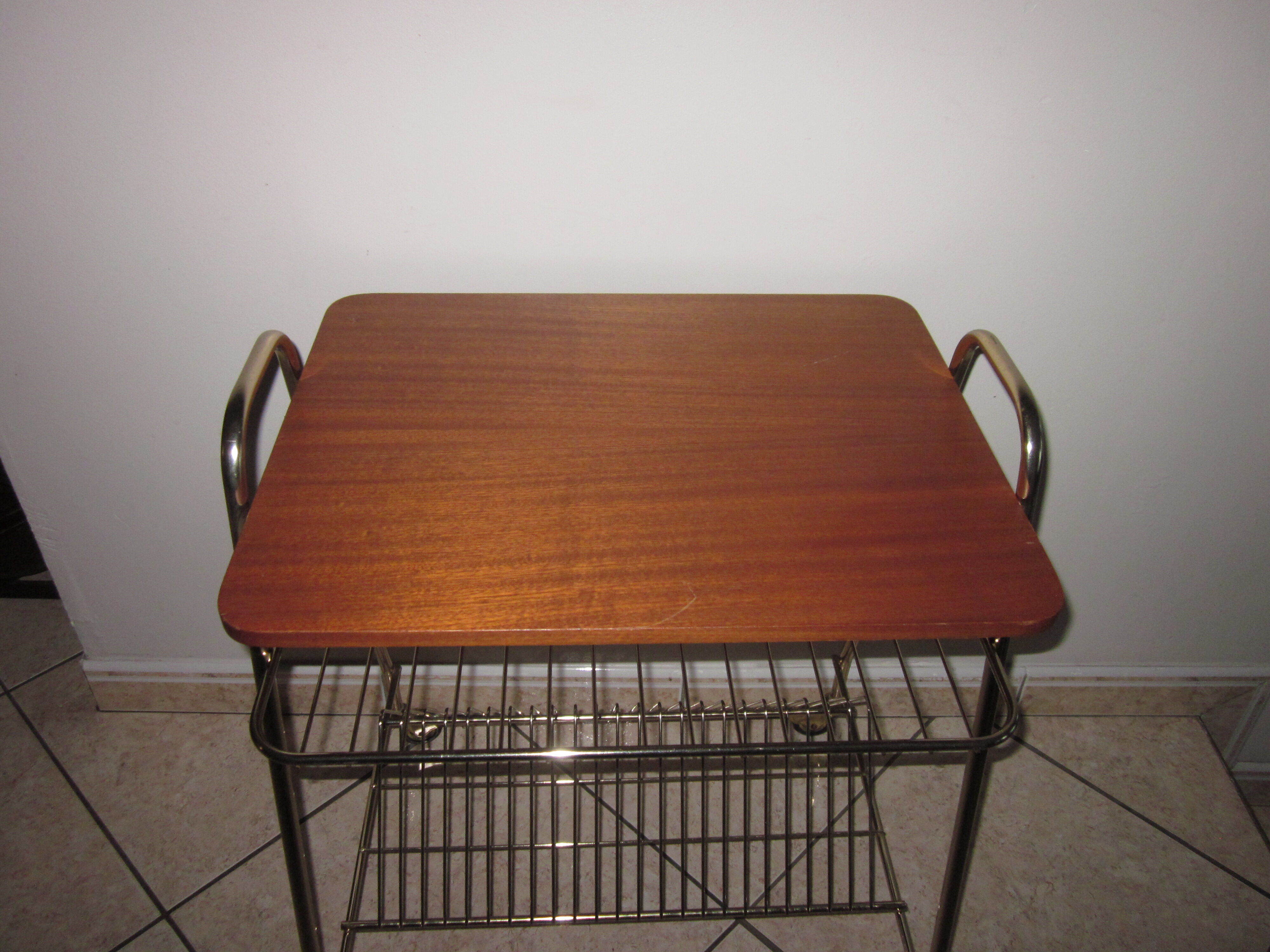 rolling table vinyl doors