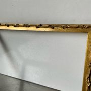 Antique art nouveau frame gilded wood measurements 25.5 cm x 19.5 cm