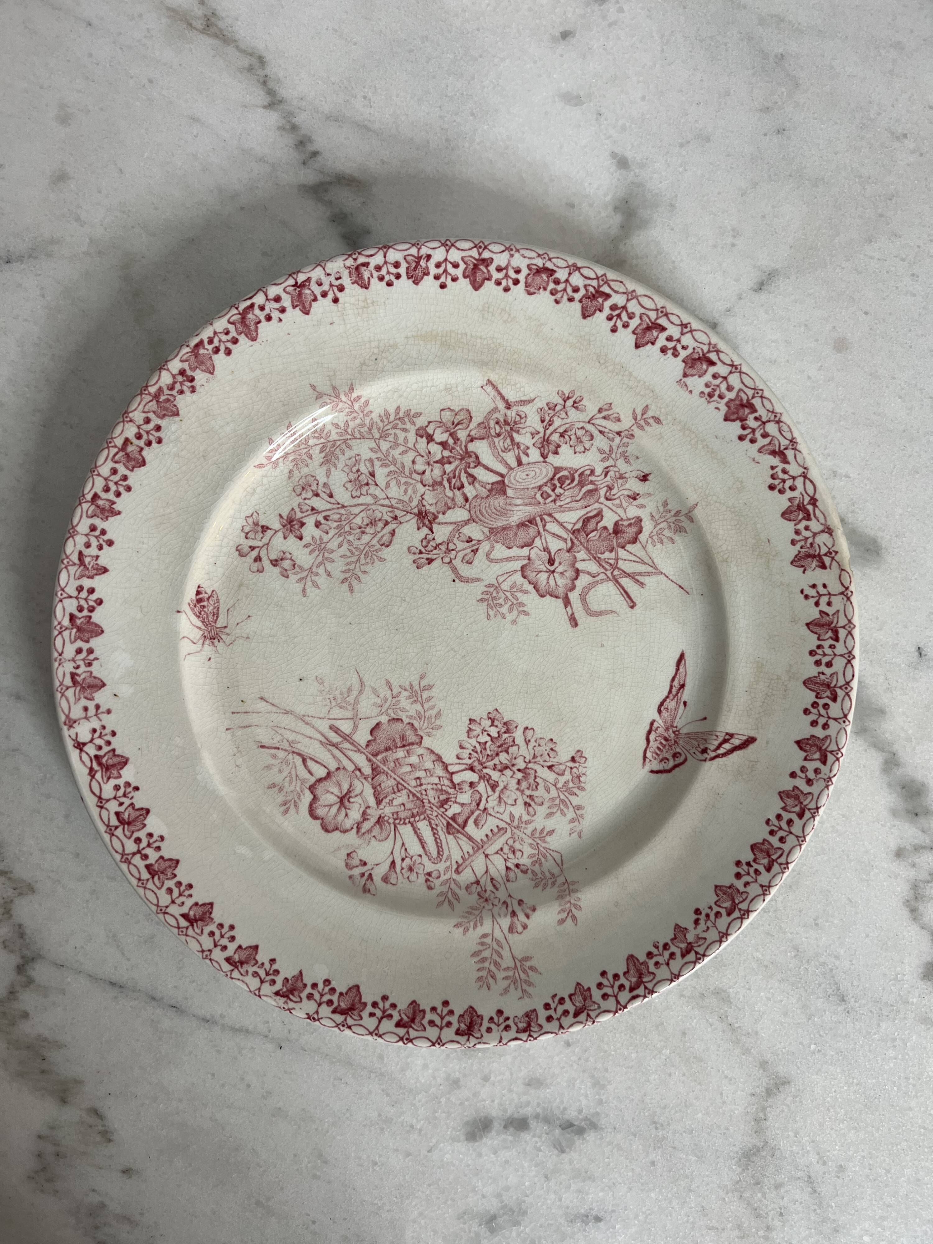 Lot 4 flat plates Terre de Fer (state of use)