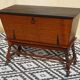 Furniture on wheels, oak and black