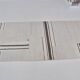 Decorative White And Black Hemp Kilim Rug sku 3803