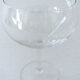 Suite of six beer glasses on foot in colorless crystal