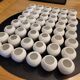 Snail service, set of 48 porcelain shells