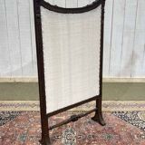 Walnut fireplace screen from the early 20th century