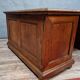 Trade furniture: double-sided desk in oak stained Napoleon III era around 1880