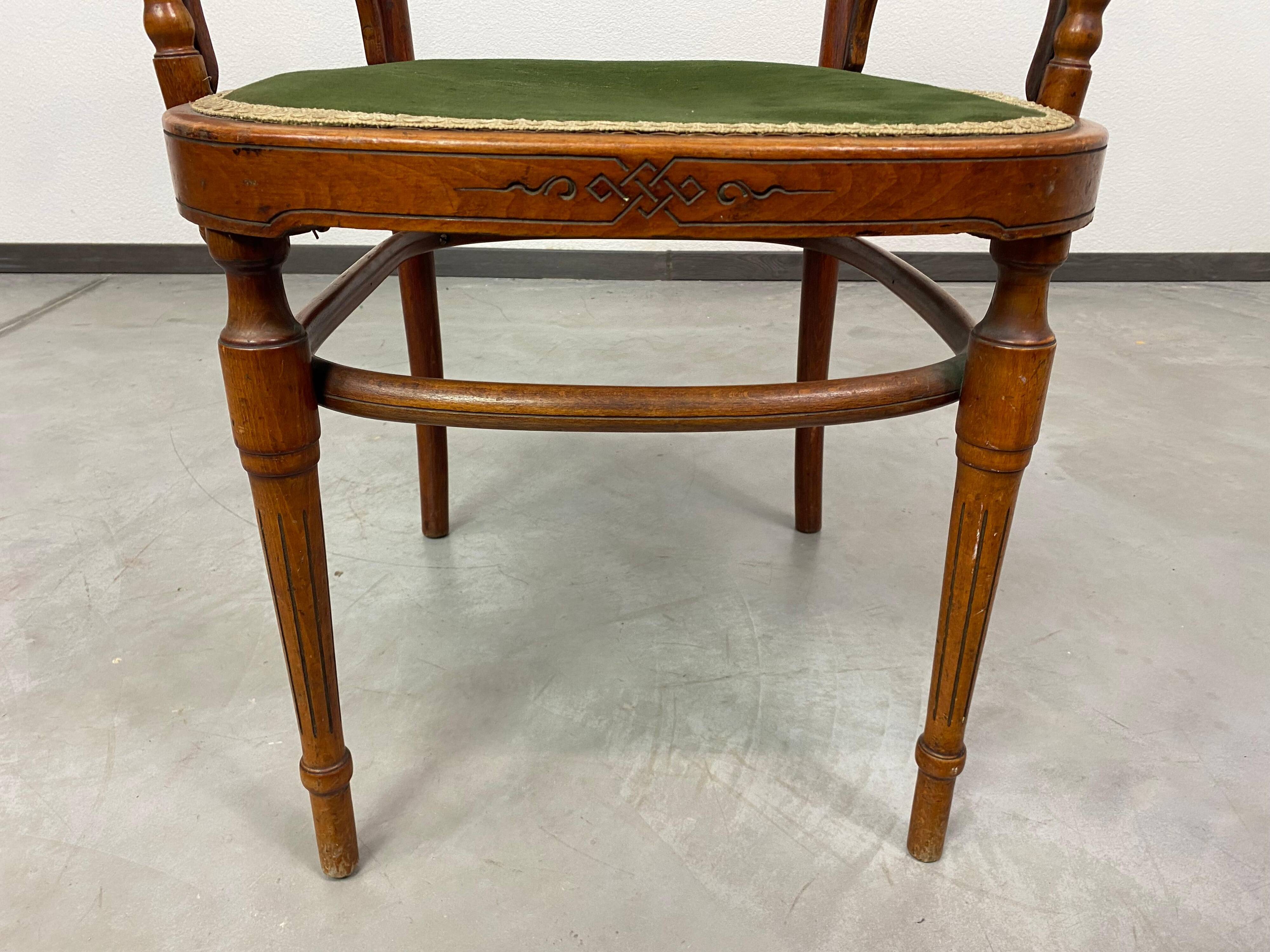 Jugendstil armchairs by J&J Kohn