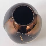 Vintage art deco vase with herons