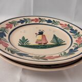 Lot Plates Breton Quimper