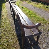 Pair of antique church pews