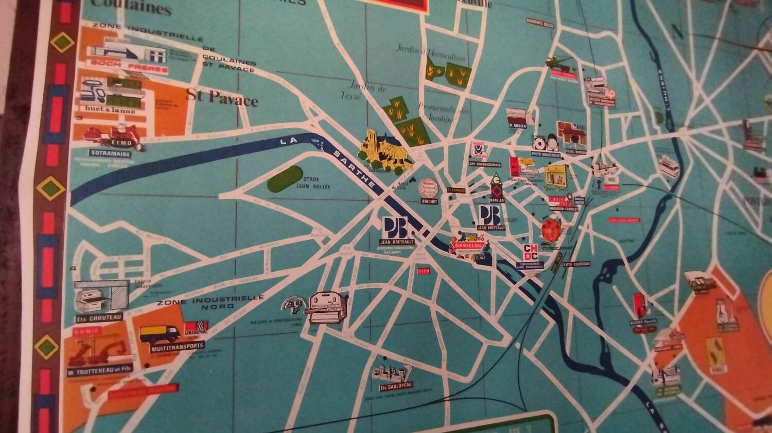 Vintage poster Industries Le Mans