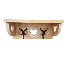 Étagère murale en bois - brut