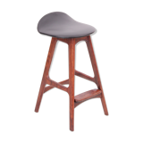 Tabouret de bar scandinave en palissandre modèle OD61. H 62 cm.