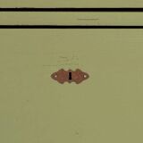 Antique olive green chest of drawers (circa 1920) #55