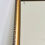 Old mirror in wood and gilded stucco, 114 x 93 cm