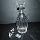 BACCARAT Antique liqueur carafe in cut crystal with flat ribs 1840