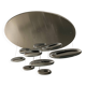 Mercury metal ceiling light Artemide