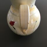 Pitcher hand painted décor