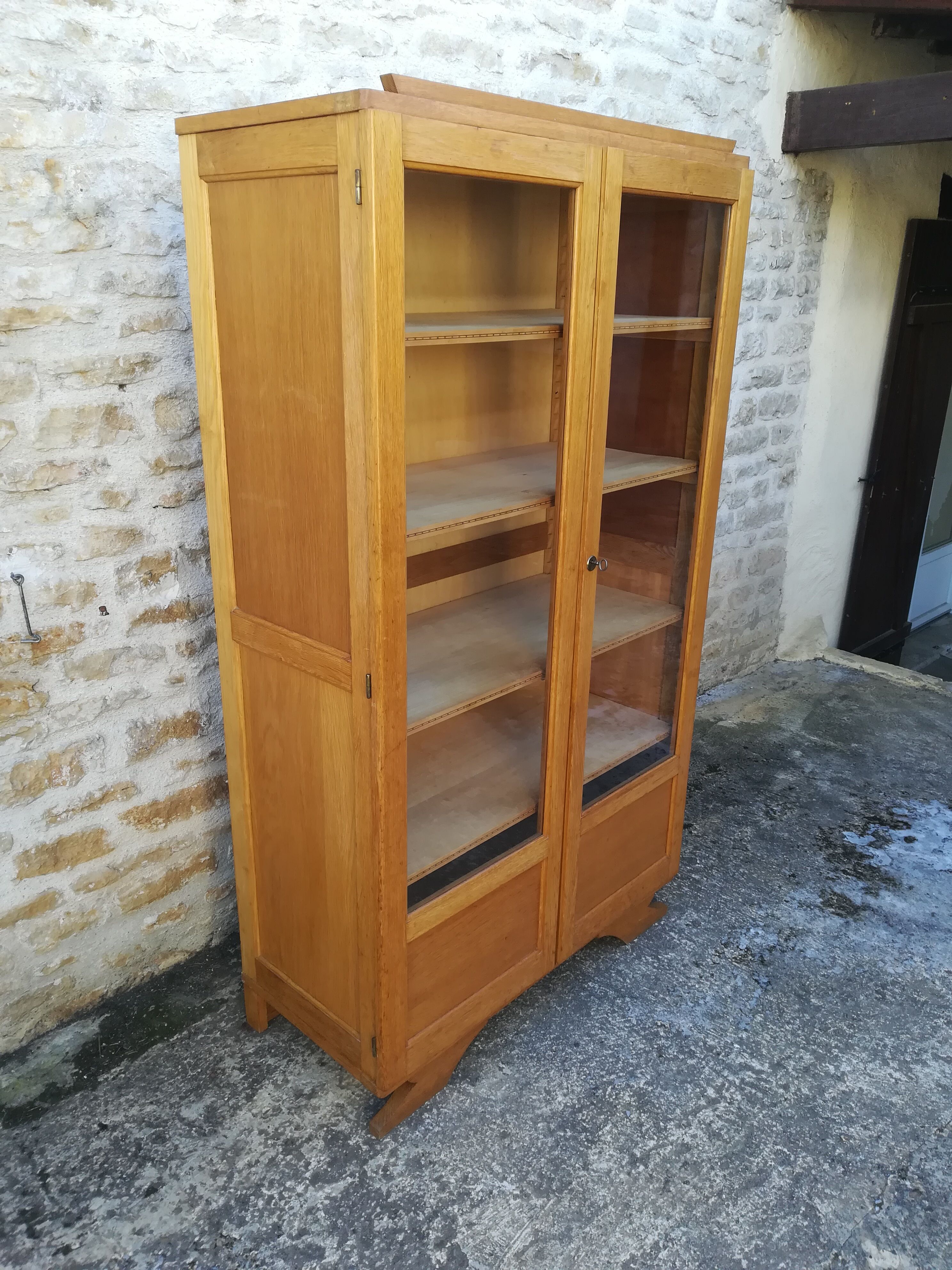 Solid oak window