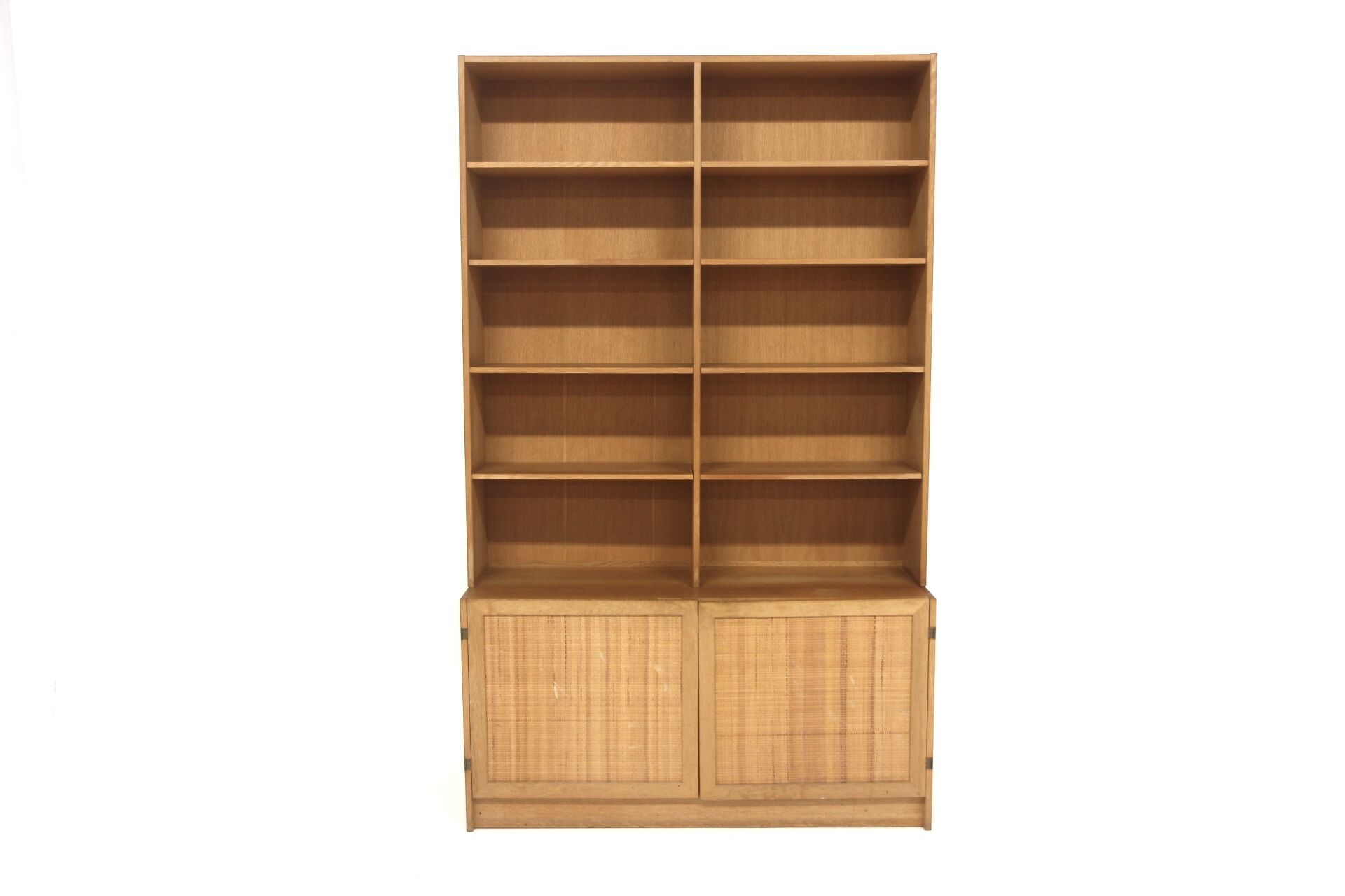 Scandinavian oak library